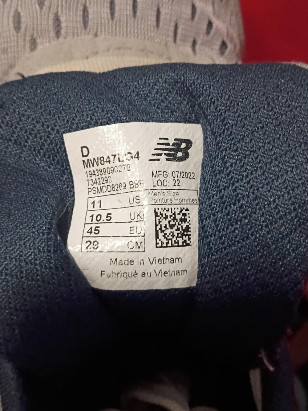 New Balance Men’s 847v4 Gray Performance Running Shoes Sz 11 - Picture 5 of 5